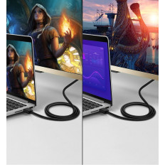 Kabel HDMI-kabel 4K 30Hz 3D 10m Sort