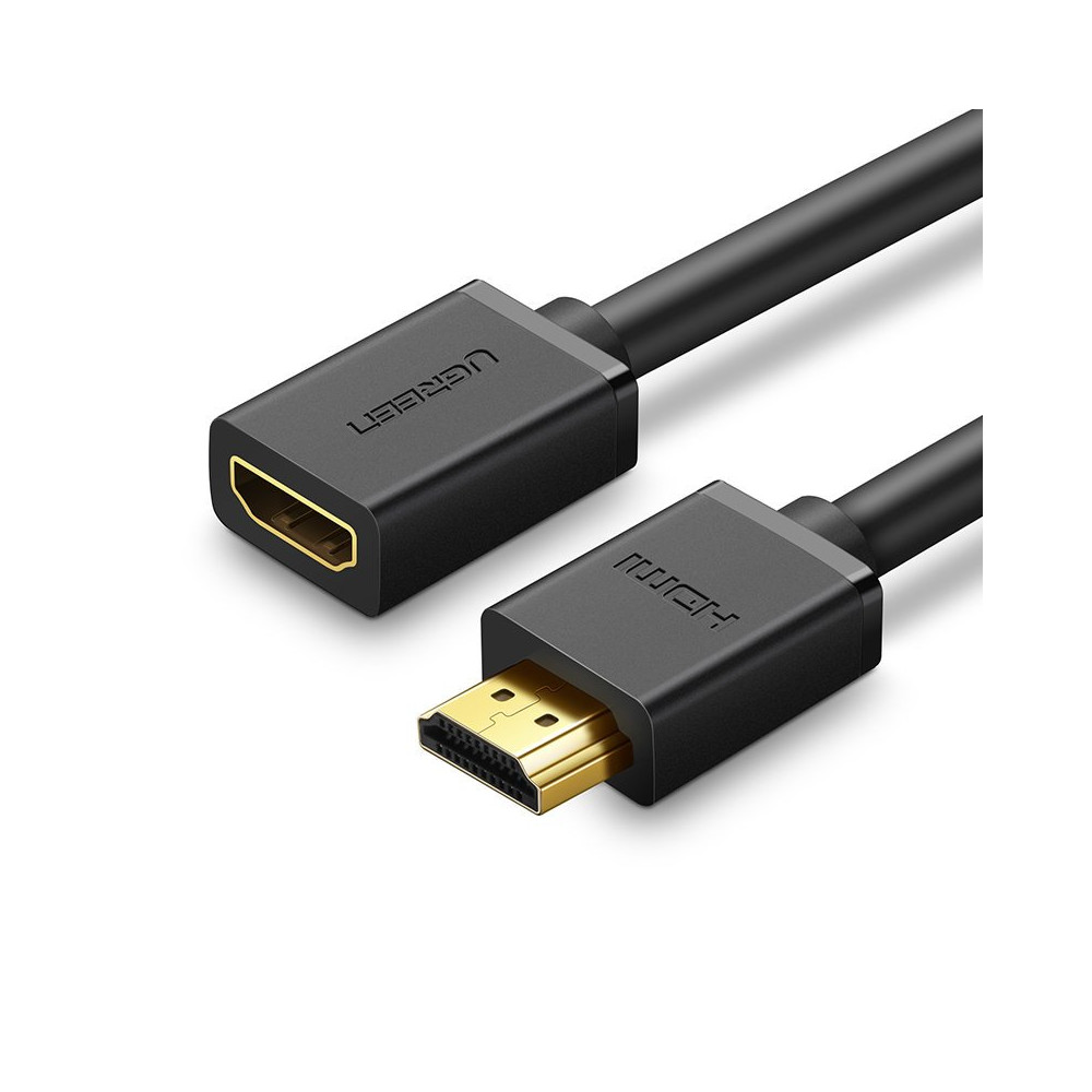 Extension Cable Adhesive HDMI Cable 4K 10.2 Gbps 340MHz 0,5m svart