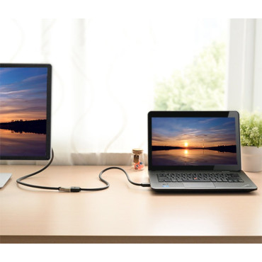 Καλώδιο επέκτασης καλωδίου HDMI 4K 10,2 GBPS 340MHz 0,5m Μαύρο