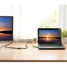 Laajennuskaapelin liima HDMI-kaapeli 4k 10.2 Gbps 340MHz 0,5 m musta