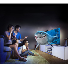 Laajennuskaapelin liima HDMI-kaapeli 4k 10.2 Gbps 340MHz 0,5 m musta