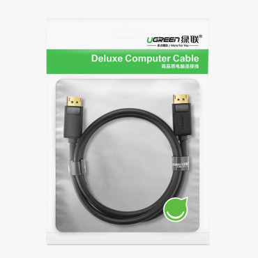 Cabo DisplayPort 1.2 4K Cabo preto 2M