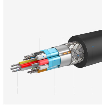 Kabelski prikaz 1.2 4K 2M črni kabel