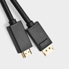 Kabeladapter med DisplayPort på HDMI 4K 30Hz 32 AWG 1.5m svart
