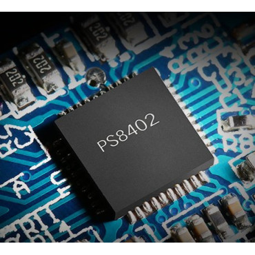Káblový adaptér s displejom na HDMI 4K 30Hz 32 AWG 1.5m Čierna