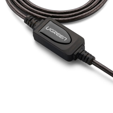 Extension Cable USB 2.0 480Mbps 5m svart kabel