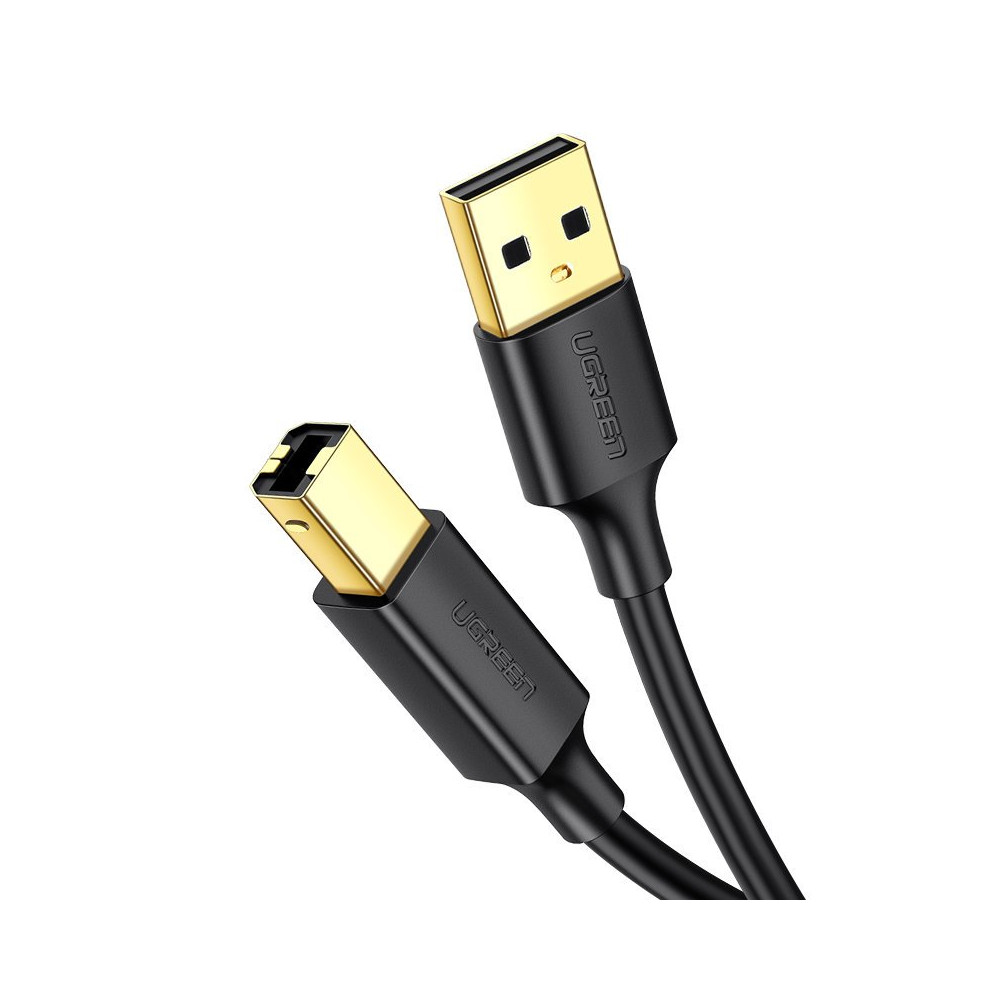 Kabel przewód do drukarki USB 2.0 - USB-B 1.5m czarny