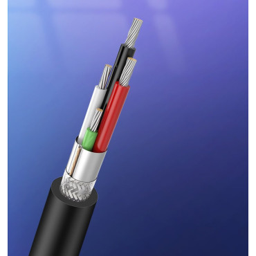 Káblový kábel pre tlačiareň USB 2.0 - USB-B 1.5m Čierna