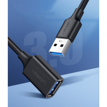 Προσαρμογέας καλωδίου επέκτασης USB 3,0 2m μαύρο