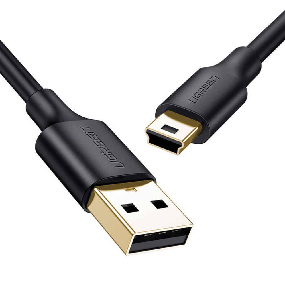 Καλώδιο καλωδίου USB - Mini USB 480 Mbps 1.5m μαύρο