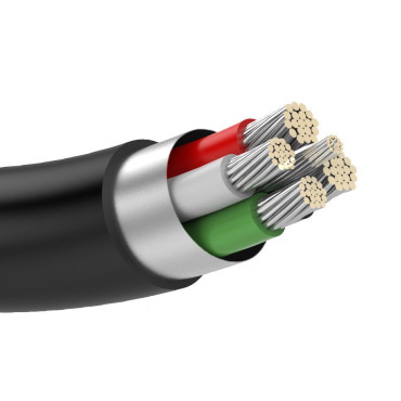 Kabel USB-kabel - mini USB 480 Mbps 1.5m svart
