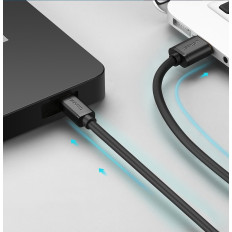 Kabel USB-kabel - mini USB 480 Mbps 1.5m svart