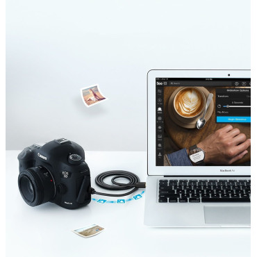 Kabeļu USB kabelis - mini USB 480 Mbps 1.5m Black
