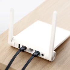 Flat patchcord kábel LAN kábel LAN STP RJ45 CAT 7 10GBPS 3M ČIERNY