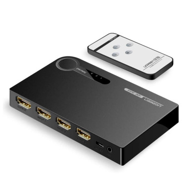 Splitter HDMI Splitter - 3x HDMI 3D 4K čierna
