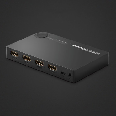 Splitter HDMI Splitter - 3x HDMI 3D 4K črna