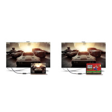 Adaptér Adaptér HDMI CORD Muž na VGA Žena FHD Black