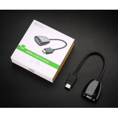 Adattatore adattatore HDMI Cavo maschio a VGA Female FHD Nero