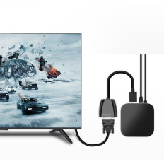 Adapter Adapter HDMI Cord Male till VGA Kvinna FHD Svart