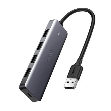HUB USB Port Splitter - 4x USB 3.2 med Micro USB USB Power Port