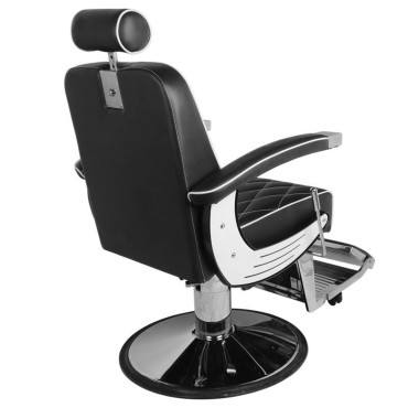 Gabbiano Imperial Black brivski stol — zadnji pogled