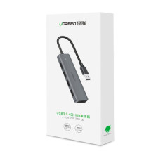 HUB USB Port Splitter - 4x USB 3.2 med Micro USB USB Power Port
