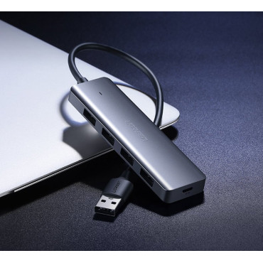 HUB USB Port Splitter - 4x USB 3.2 med Micro USB USB Power Port