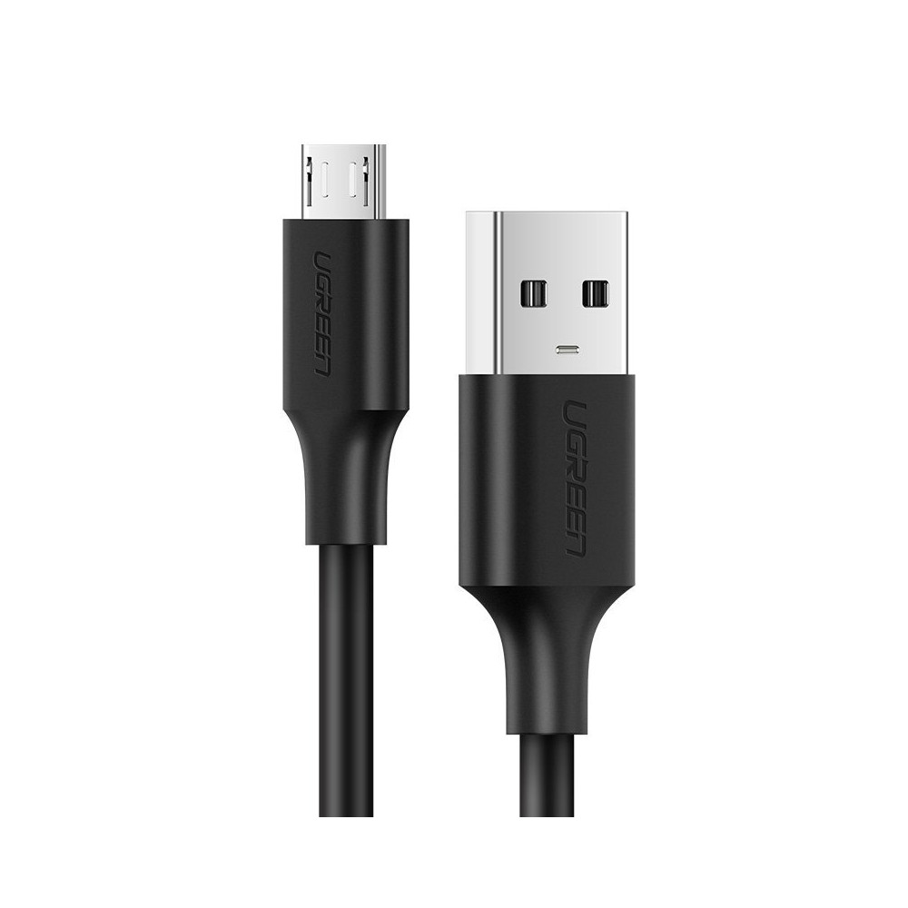 Cable USB de cable - Micro USB 2.4A 480Mbps 1.5m negro