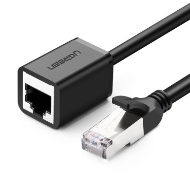 Ethernet RJ45 CAT 6 1000 Καλώδιο προέκτασης καλωδίου 6 1000 Mbps 3m μαύρο