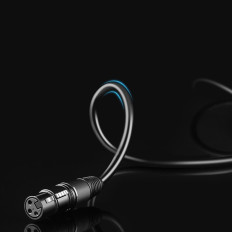 Audio Audio audio kabelis mikrofonam XLR sievietei - 6,35 mm vīrietis Jack 3M Black