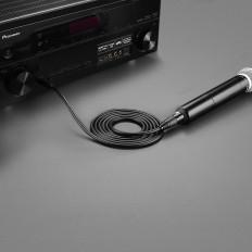 Audio Audio audio kabelis mikrofonam XLR sievietei - 6,35 mm vīrietis Jack 3M Black