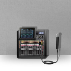 Audio Audio audio kabelis mikrofonam XLR sievietei - 6,35 mm vīrietis Jack 3M Black
