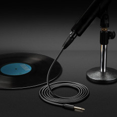Audio Audio audio kabelis mikrofonam XLR sievietei - 6,35 mm vīrietis Jack 3M Black