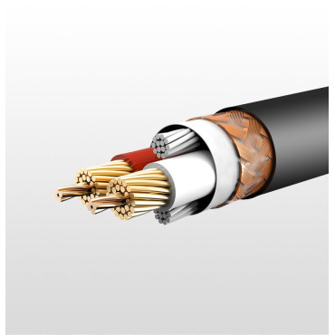 Verlängerungskabel für Kabel-Audiomikrofon XLR 3M schwarz