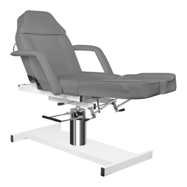 Hydraulische cosmetische stoel A 210c grijs voor pedicure — zijaanzicht