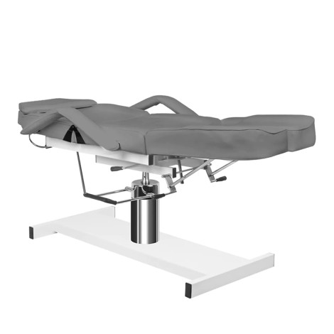 Cadeira Cosmética Hidráulica A 210c ACTIVESHOP Cinza para Pedicure — vista lateral