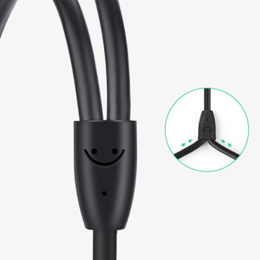 Kabelski audio audio audio muški - 2RCA muški 1.5m siva