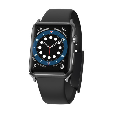 Zapestnica traku Apple Oglejte si 3/4/5/6 / SE 38-40mm Slip-Thru Black