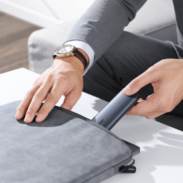 Pocket Hus för SSD M.2 SUPERSPEED 10GBPS + USB-C-kabel 0.5m grå