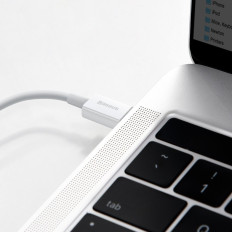 Kabeldraad voor iPhone USB Type C - Lightning Power Levering 20W 1m wit