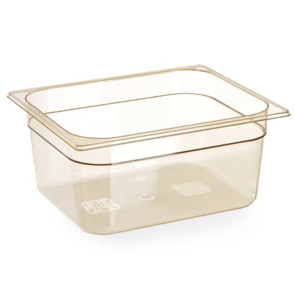 Conteneur GN en grilamide pour hautes températures GN 1/2 hauteur 100 mm - Hendi 869376