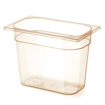 GN Δοχείο από Grilamide σε υψηλές θερμοκρασίες GN 1/4 Ύψος 100 mm - Hendi 869574