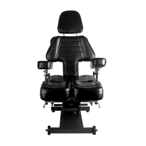Sedia Elettrica per Tatuaggi Pro Ink 606 Nera — vista frontale