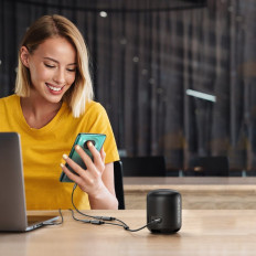 Distributor on 2x AUX cable 3.5mm mini jack 0.2m black