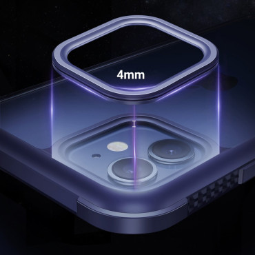 Panssaroitu kestävä kotelo iPhone 12 PRO MAX FRATGE-sarjan musta