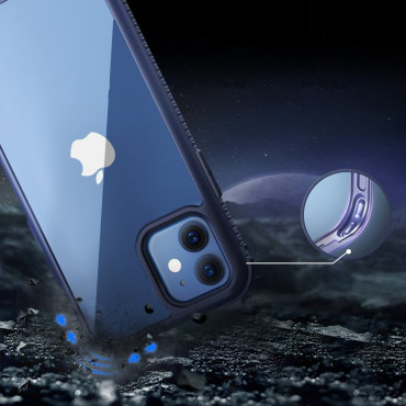 Obrnené trvanlivé ETUI pre iPhone 12 Pro Max Fregation Series Blue