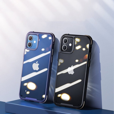 Gepantserde Duurzame Etui voor iPhone 12 Pro Max Fregatieserie Blauw
