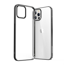 Nbs ultra tanki transparentan slučaj s metalnim okvirom za iPhone 12 mini crni
