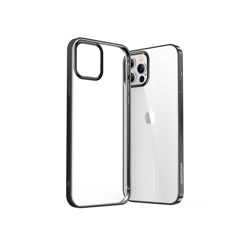 Nbs ultra tanki transparentan slučaj s metalnim okvirom za iPhone 12 mini crni