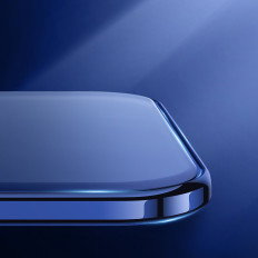 NBS Ultra tenký průhledný pouzdro s kovovým rámem pro iPhone Pro Max 12 černé